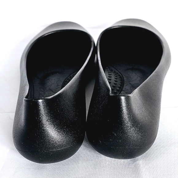 NWOB Okabashi Georgia Black Comfy Round Toe Ballet Women's Flats Size 6 - Picture 4 of 6